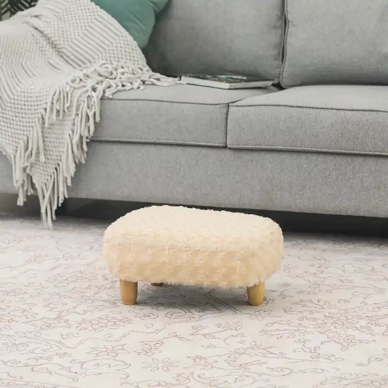 Repose-pieds en U, pouf