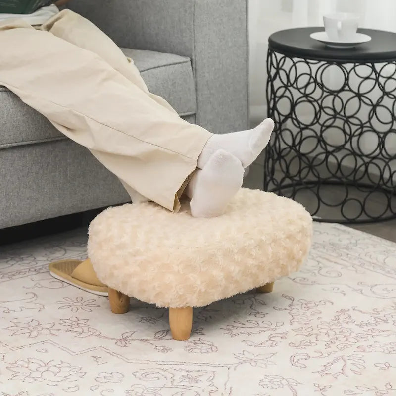 Repose-pieds en U, pouf