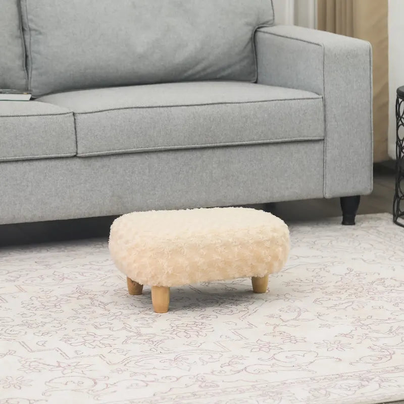 Repose-pieds en U, pouf