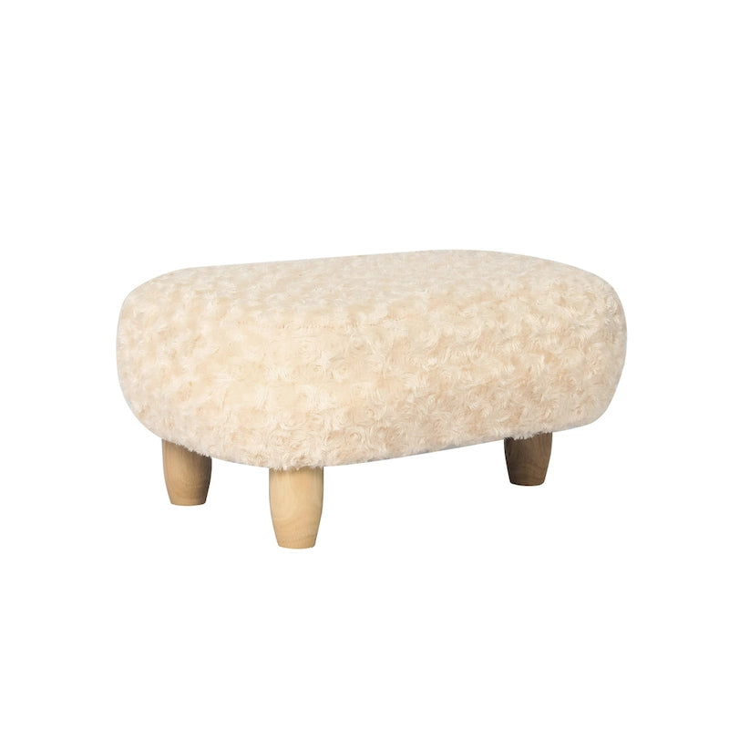 Repose-pieds en U, pouf