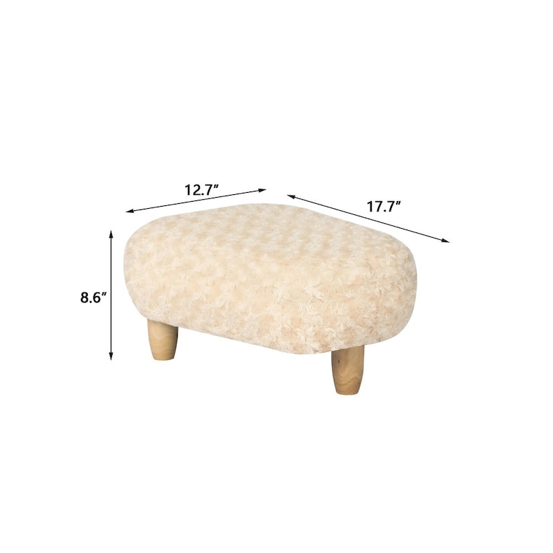 Repose-pieds en U, pouf