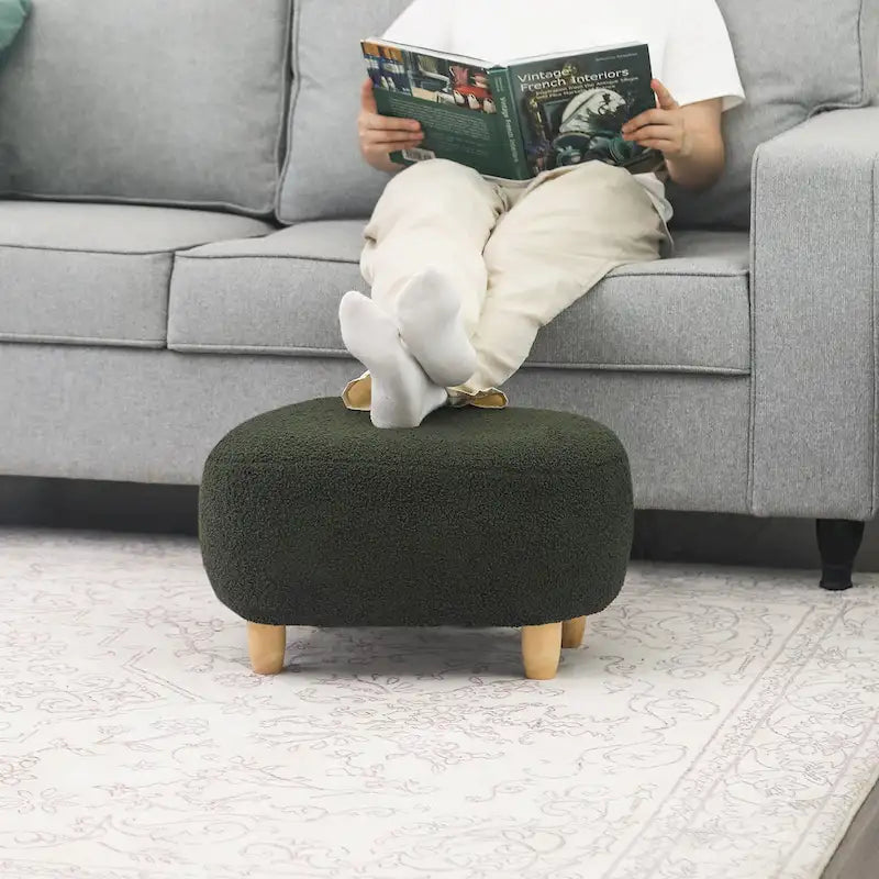 Repose-pieds en U, pouf