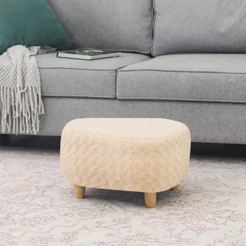 Repose-pieds en U, pouf