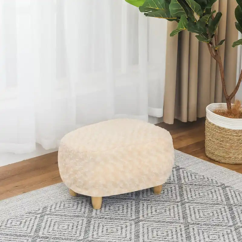 Repose-pieds en U, pouf