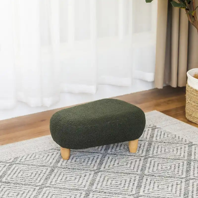 Repose-pieds en U, pouf