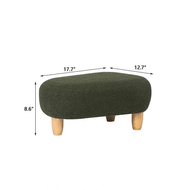 Repose-pieds en U, pouf