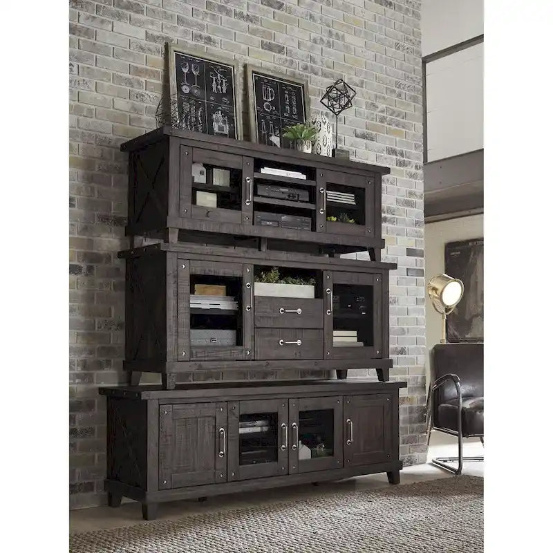 Meuble TV avec centre de divertissement de style ouvert