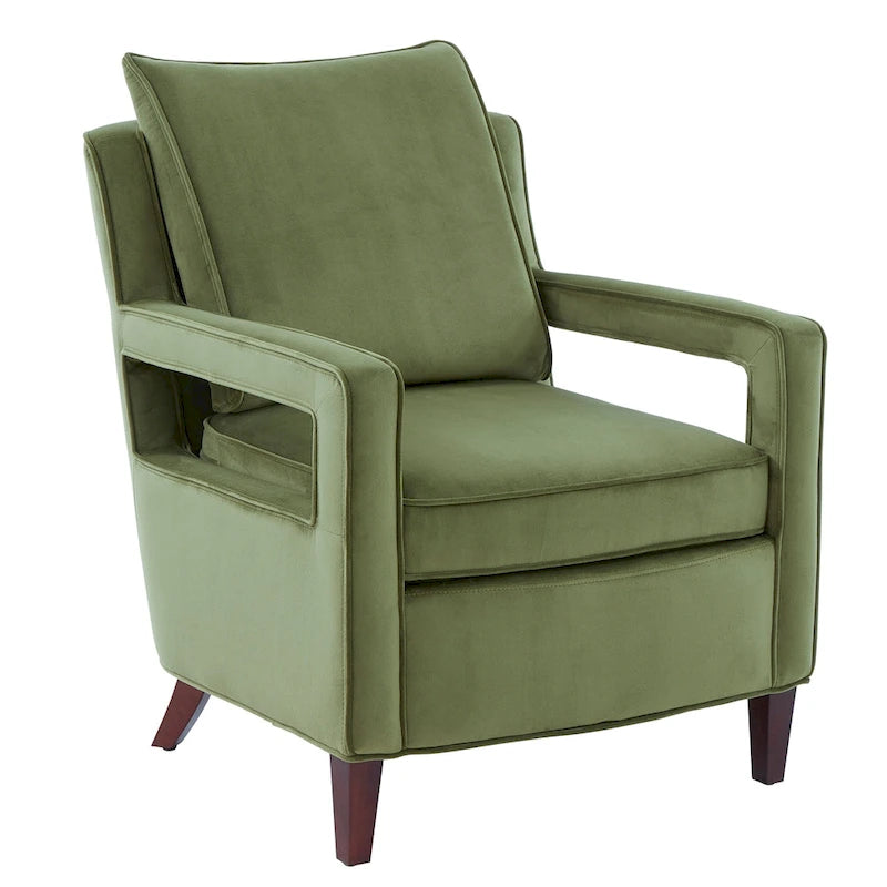 Fauteuil d'appoint en velours