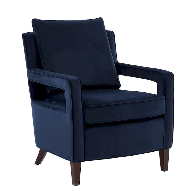 Fauteuil d'appoint en velours