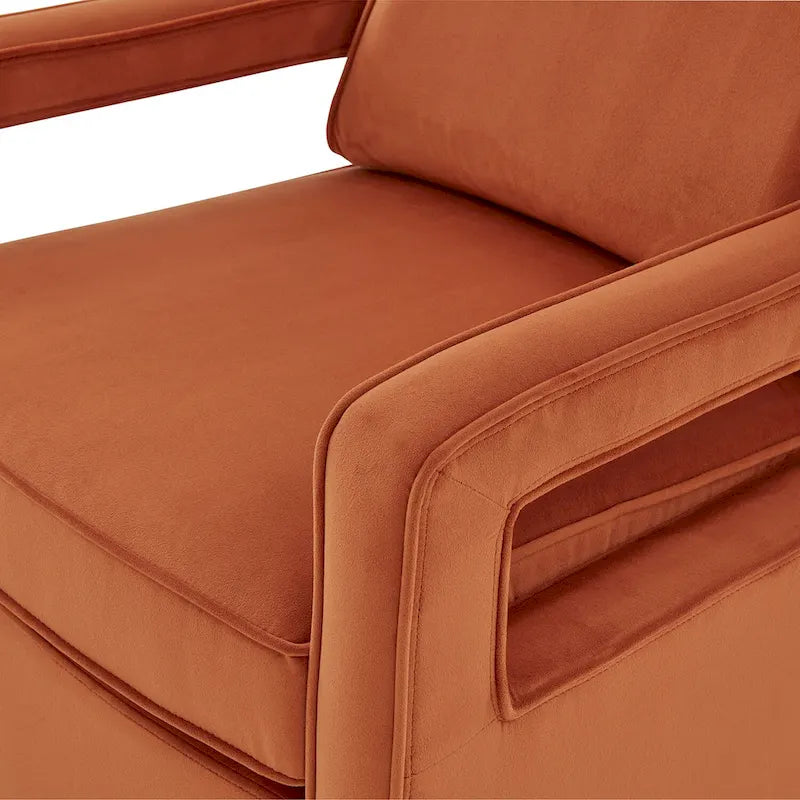 Fauteuil d'appoint en velours