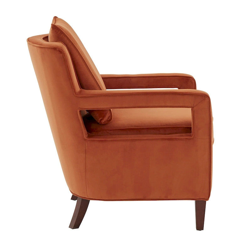 Fauteuil d'appoint en velours