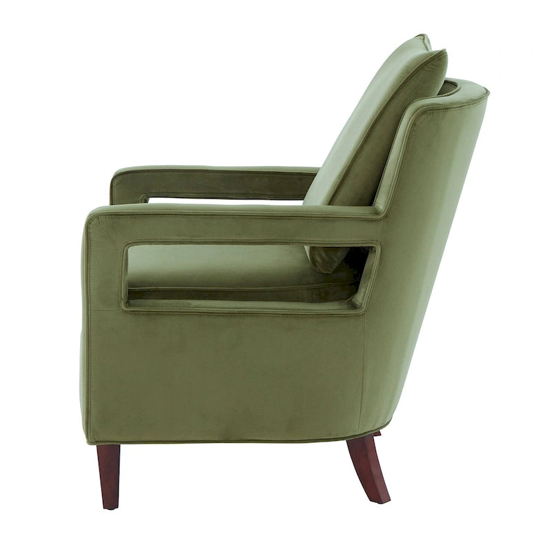 Fauteuil d'appoint en velours