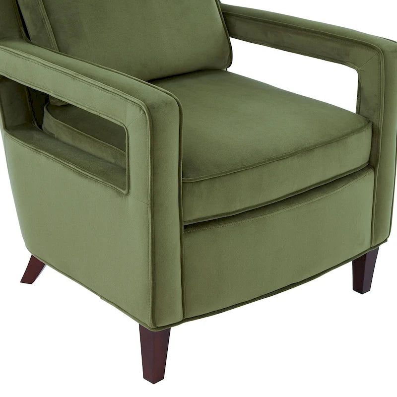 Fauteuil d'appoint en velours
