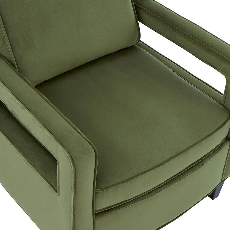 Fauteuil d'appoint en velours