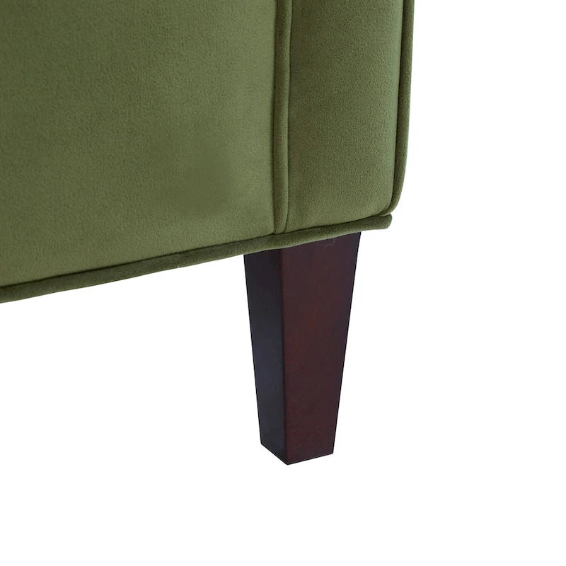 Fauteuil d'appoint en velours