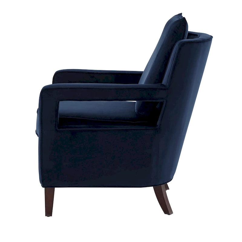 Fauteuil d'appoint en velours