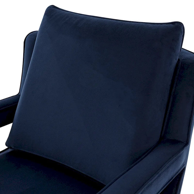 Fauteuil d'appoint en velours