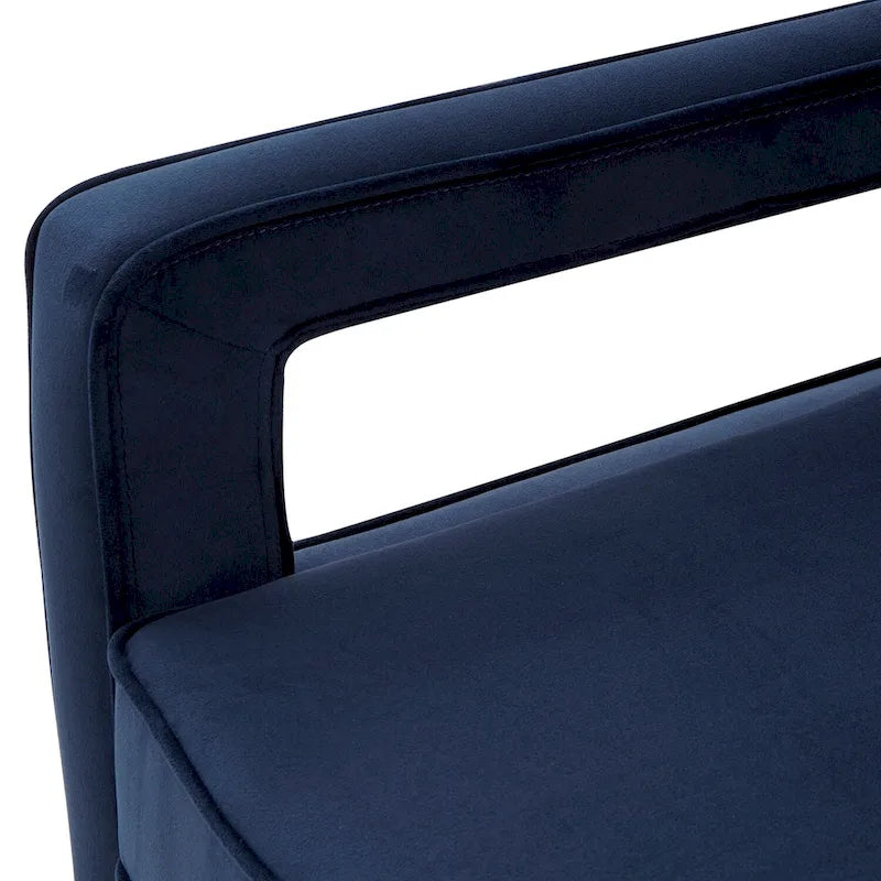 Fauteuil d'appoint en velours