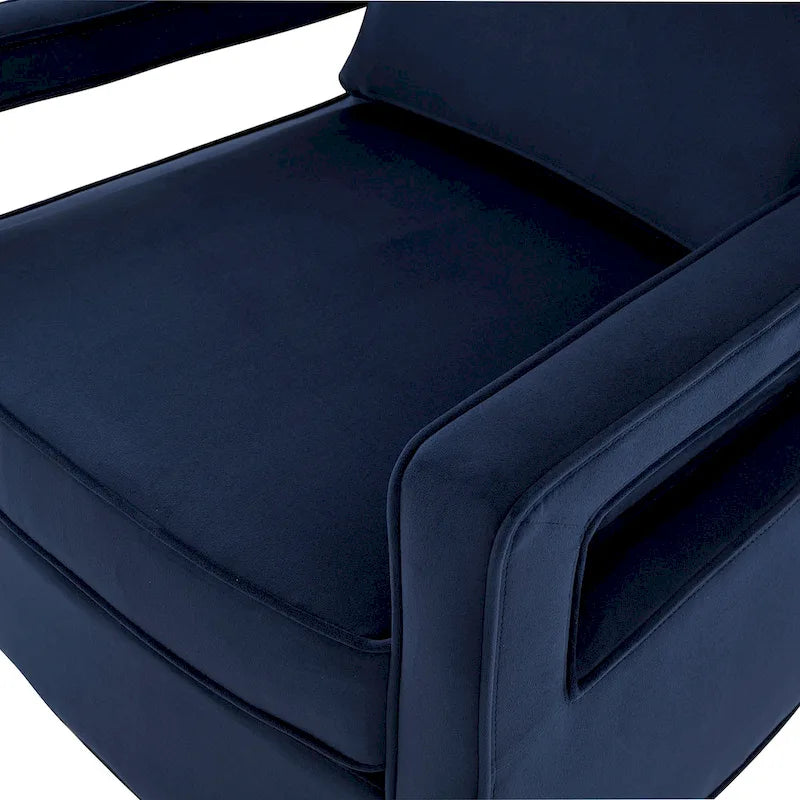 Fauteuil d'appoint en velours