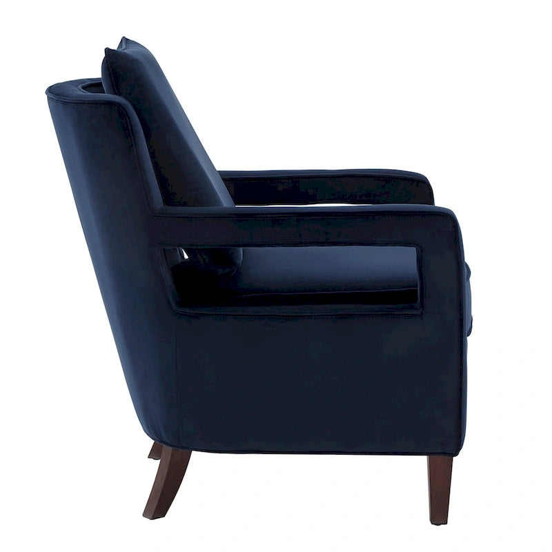 Fauteuil d'appoint en velours