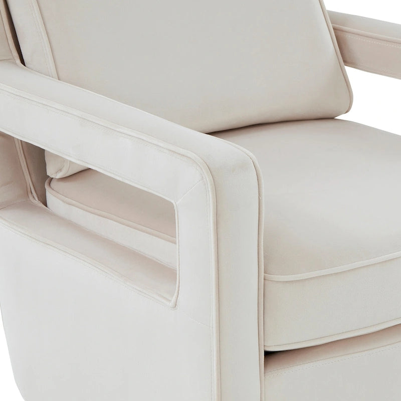Fauteuil d'appoint en velours
