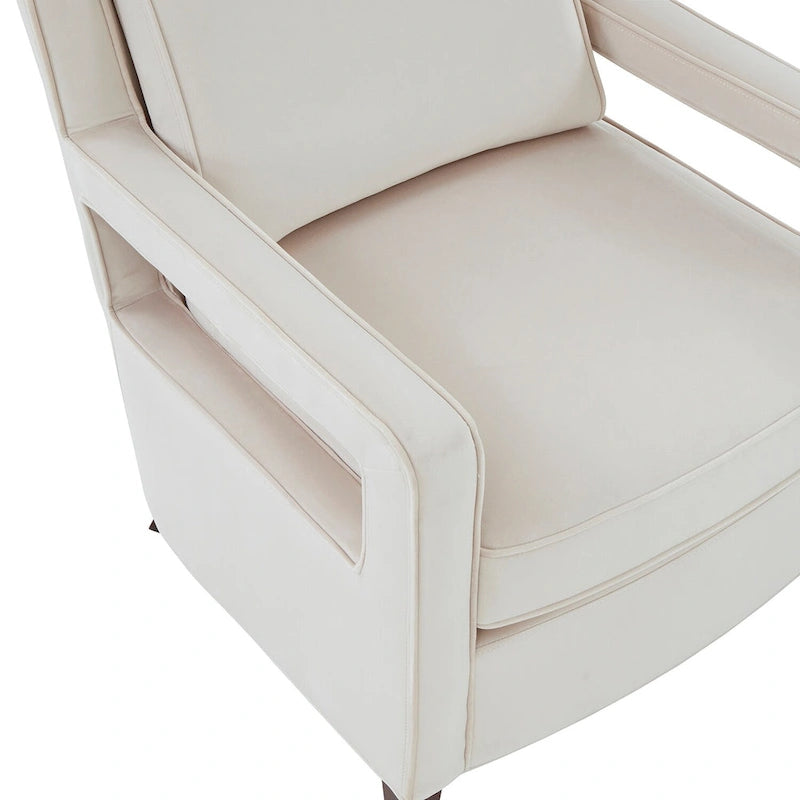 Fauteuil d'appoint en velours