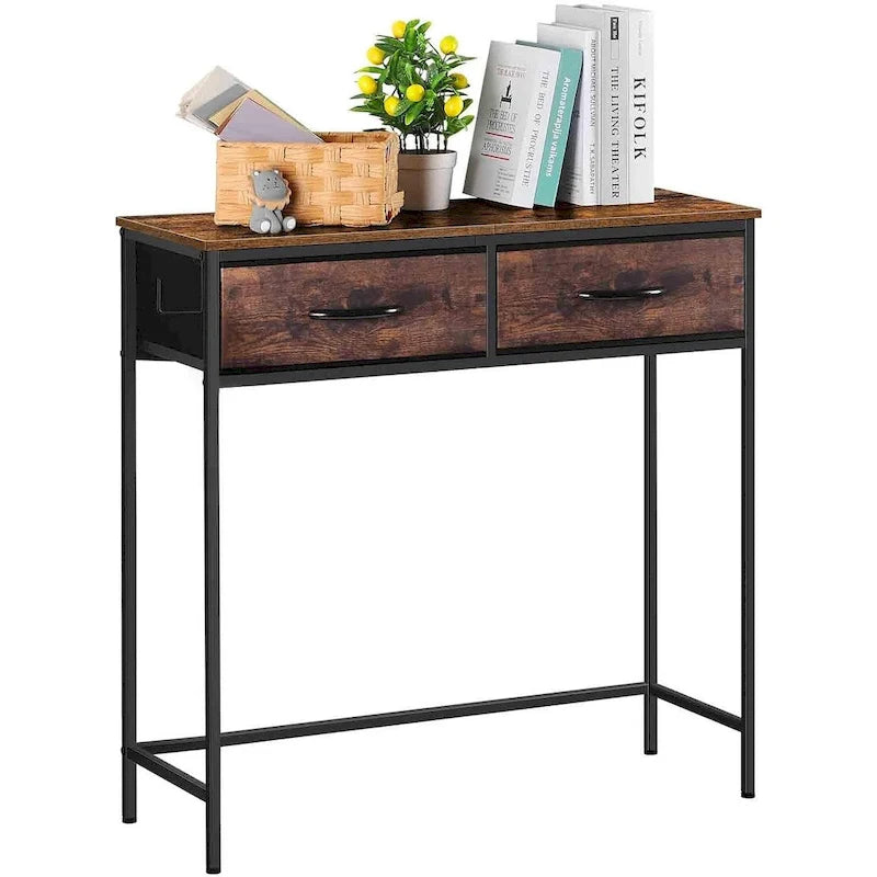 Petite console avec 2 tiroirs
