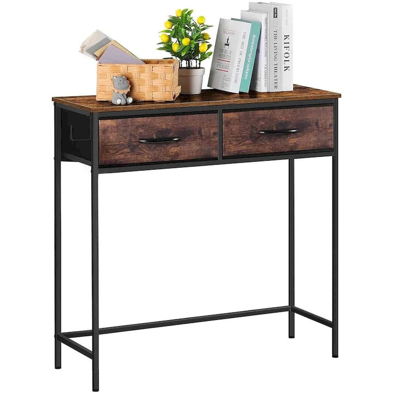 Petite console avec 2 tiroirs