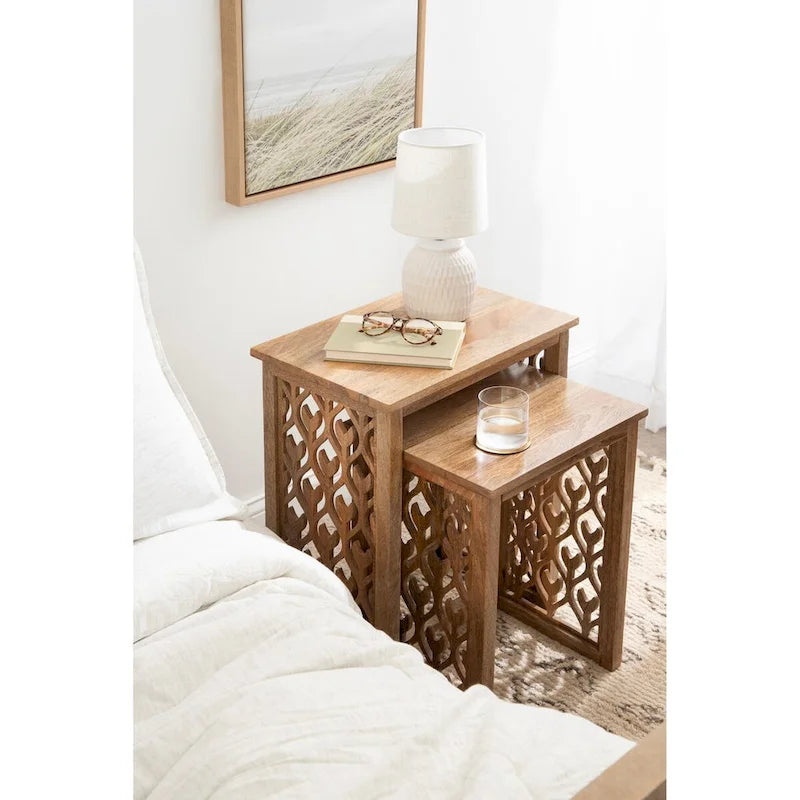 Tables basses gigognes en bois