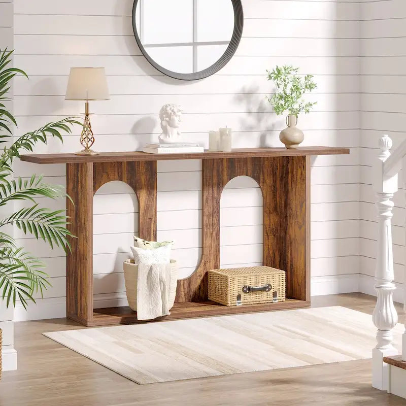 Console de ferme, Console d'entrée extra longue avec rangement