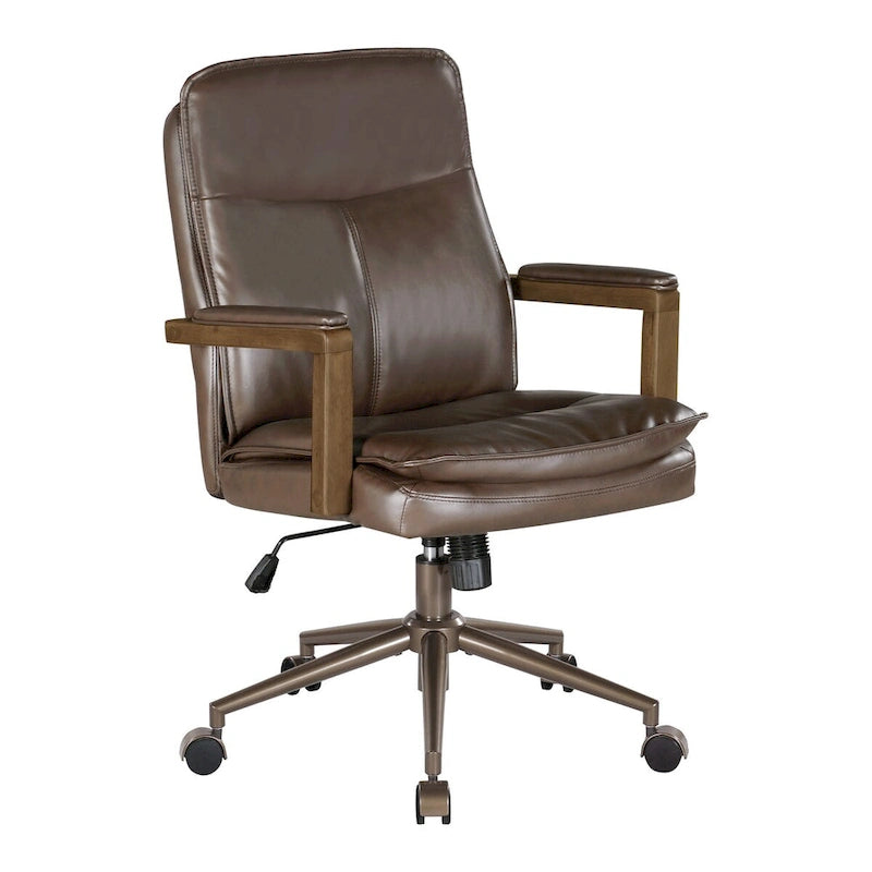 Chaise de bureau en similicuir