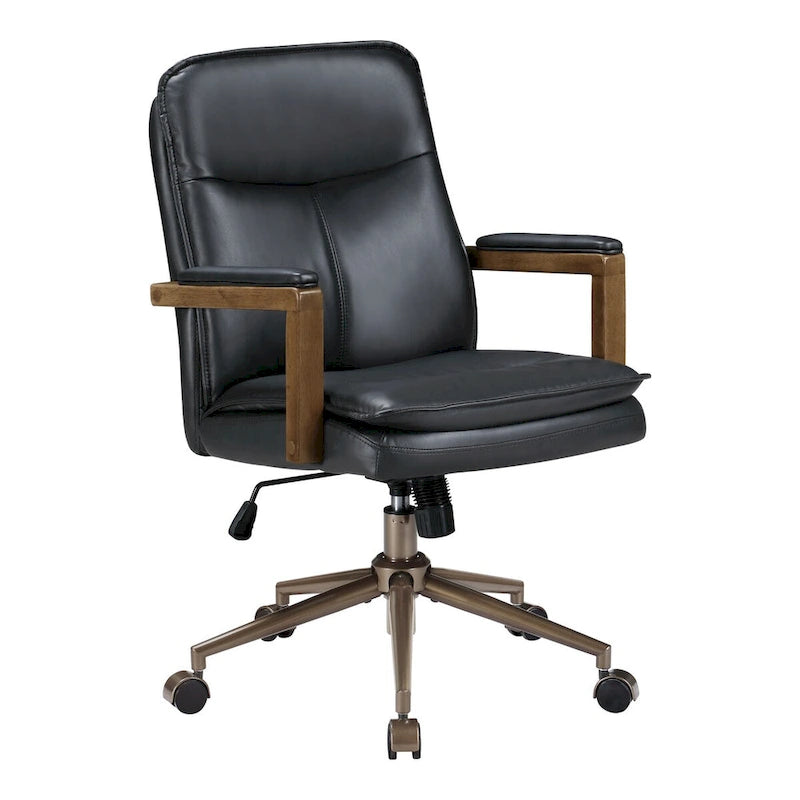 Chaise de bureau en similicuir