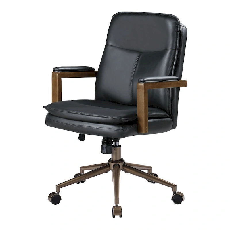 Chaise de bureau en similicuir