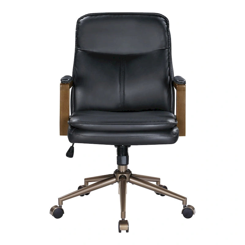 Chaise de bureau en similicuir