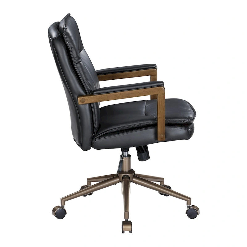 Chaise de bureau en similicuir