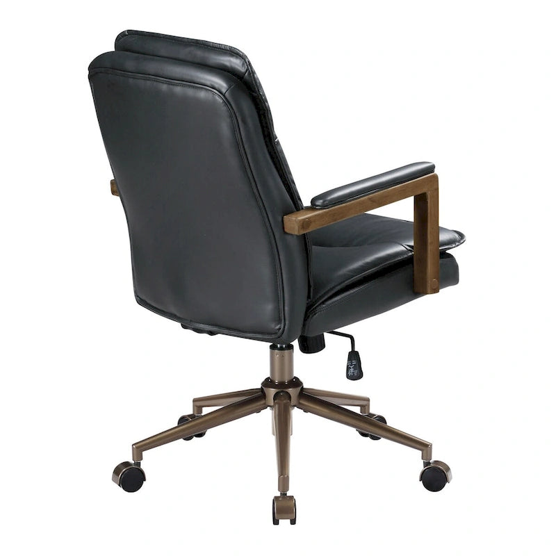 Chaise de bureau en similicuir