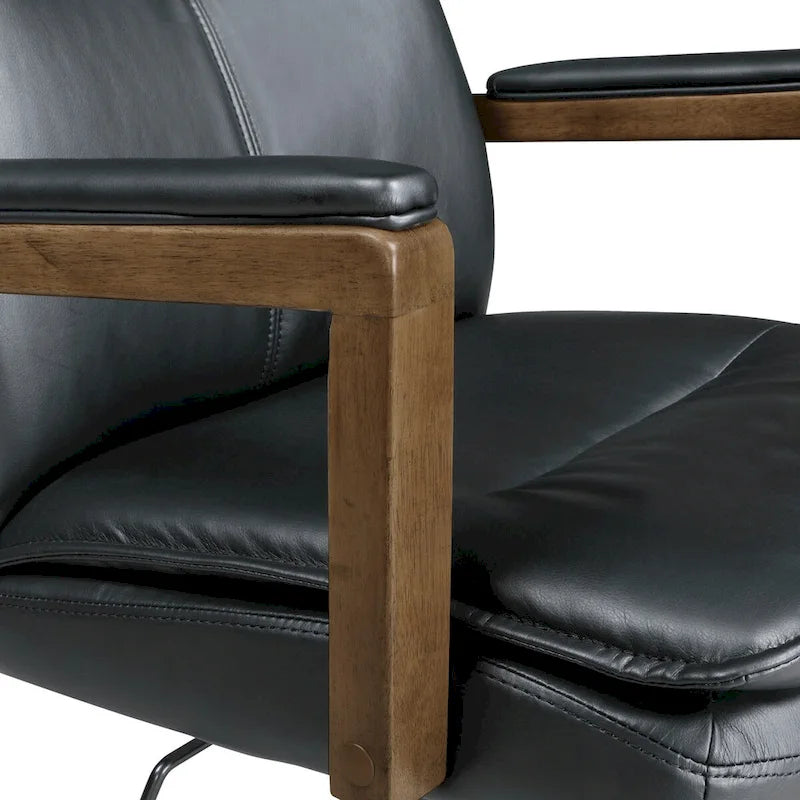 Chaise de bureau en similicuir