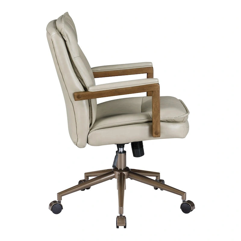 Chaise de bureau en similicuir