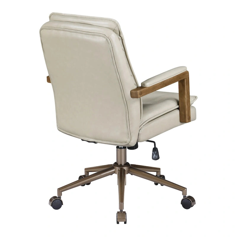 Chaise de bureau en similicuir