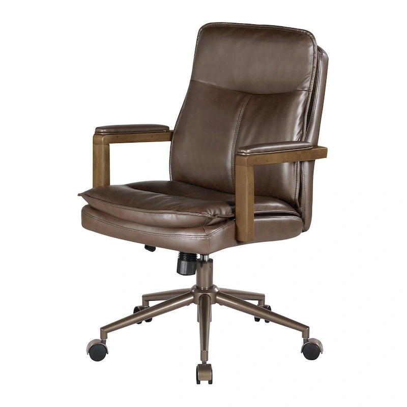 Chaise de bureau en similicuir