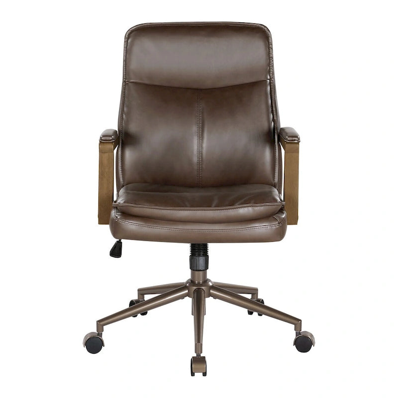 Chaise de bureau en similicuir