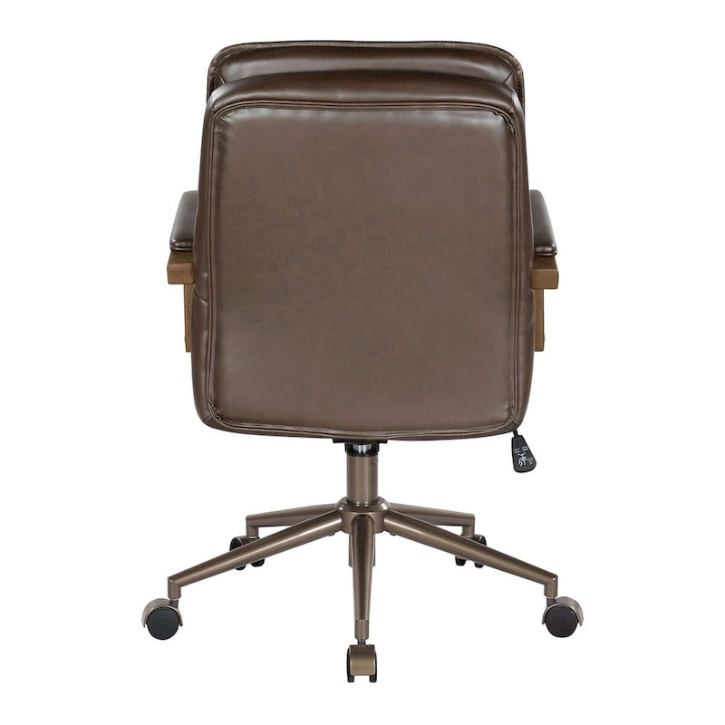 Chaise de bureau en similicuir